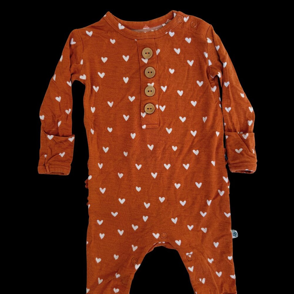 Little Bum Bum (Bums & Roses) Sugar & Spice Ruffle Romper 0-3m